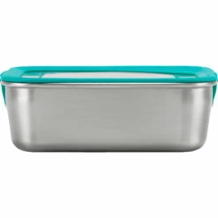 Klean Kanteen Broodtrommel 650ml - Brushed Stainless / Agave Mint -Msr Gear Shop kleankanteen 650ml22oz kanteen lunch box 5 855684