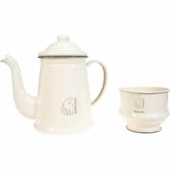 Nordisk Madam Blå Coffee Pot 1,5l - Cream 2022 -Msr Gear Shop madam bla coffee pot 119093 nordisk enamel coffee pot creme 05 988878