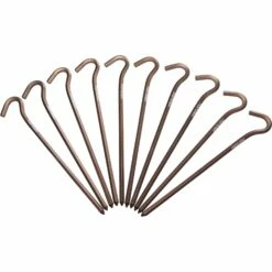 Nordisk Aluminium Skewer Pegs Tentharing - Chocolate - 10 St.