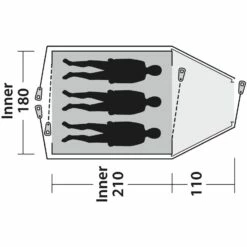 Outwell Cloud 3 Tent - Blue -Msr Gear Shop outwell cloud 3 111256 04 1155084