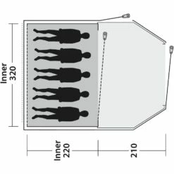 Outwell Earth 5 Tent - Blue -Msr Gear Shop outwell earth 5 111265 04 1189711