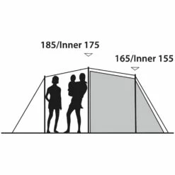 Outwell Earth 5 Tent - Blue -Msr Gear Shop outwell earth 5 111265 05 1189712