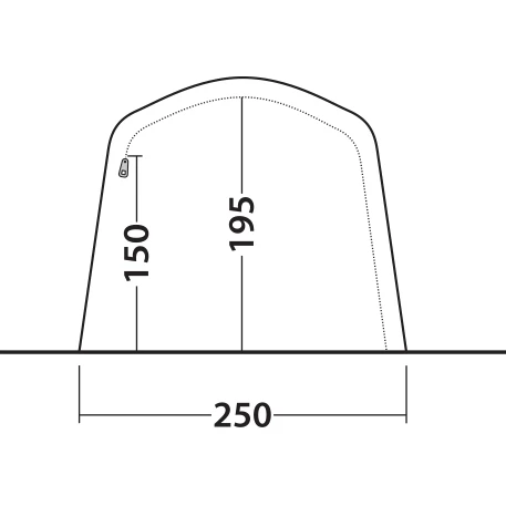 Outwell Elmdale 3PA Tent - Groen 6 Outwell Elmdale 3PA Tent - Groen - Afbeelding 6