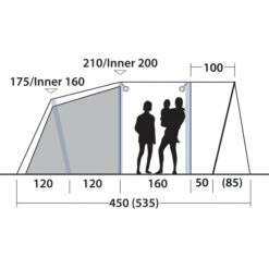 Outwell Elmdale 5PA Tent - Groen -Msr Gear Shop outwell elmdale 5pa tent green 14 1374337