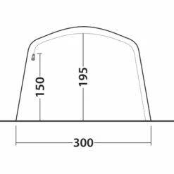 Outwell Elmdale 5PA Tent - Groen -Msr Gear Shop outwell elmdale 5pa tent green 16 1374339