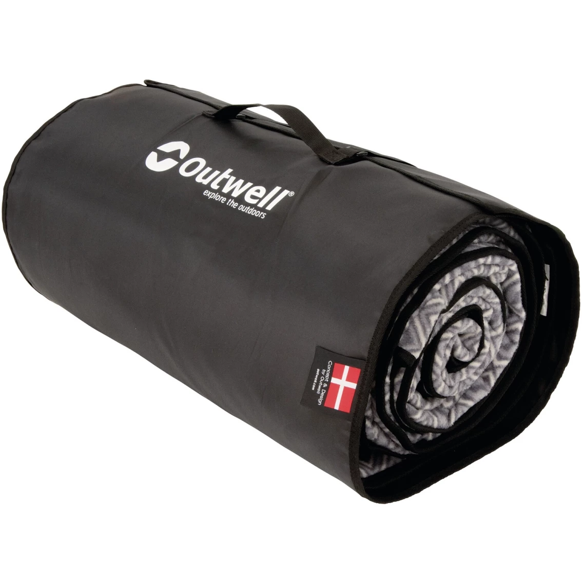 Outwell Springwood 6SG Tenttapijt - Zwart / Grijs Outwell Springwood 6SG Tenttapijt - Zwart / Grijs -Msr Gear Shop outwell flat woven carpet nevada 4pe black grey 1 1374495 1