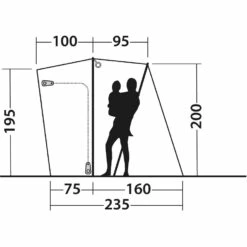 Outwell Lakecrest Voortent - Groen -Msr Gear Shop outwell lakecrest 111166 06 1189863