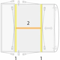 Outwell Maryville 260SA Flex Voortent - Groen -Msr Gear Shop outwell maryville 260sa flex green 17 1374685