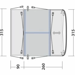 Outwell Maryville 260SA Flex Voortent - Groen -Msr Gear Shop outwell maryville 260sa flex green 19 1374687