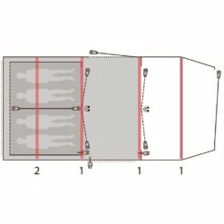 Outwell Parkdale 4PA Tent - Green -Msr Gear Shop outwell parkdale 4pa 111180 05 1190115