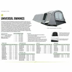 Outwell Universal Awning Size 2 - Grey -Msr Gear Shop outwell universal vorbau size 1 111290 08 1190493
