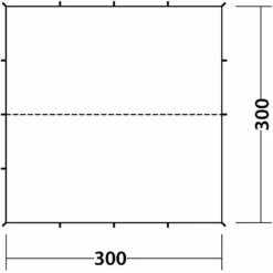 Robens Tarp 3x3 M - Groen -Msr Gear Shop robens tarp 3x3 green 09 817137