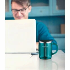 THERMOS® TC Desktop Cup 0.35L Thermo Mok - Rookgrijs Gepolijst -Msr Gear Shop thermos 4059256035 desktop mug a 1491463 2