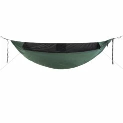 Ticket To The Moon Pro Hammock With Bug Protection Net & Ridgeline - Forest Green
