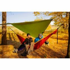 Ticket To The Moon Travel Hammock - Original - Burgundy / Dark Yellow -Msr Gear Shop ticket to the moon travel hammock king size burgundy dark yellow 4 1209470