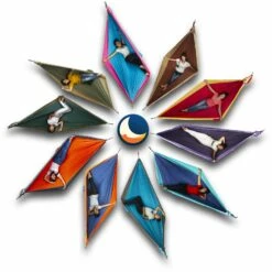 Ticket To The Moon Travel Hammock - Original - Army Green / Brown -Msr Gear Shop ticket to the moon travel hammock original dark green army green 1 1020466 1