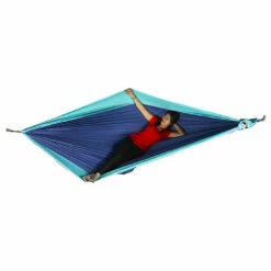 Ticket To The Moon Travel Hammock - Original - Royal Blue - Turquoise -Msr Gear Shop ticket to the moon travel hammock original royal blue turquiose 3 981716
