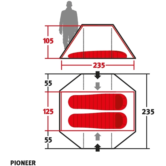 Wechsel Pioneer Tent - groen Wechsel Pioneer Tent - Groen -Msr Gear Shop wechsel pioneer 231054 01 1162155
