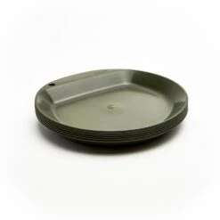 Wildo Camper Plate Flat - 6 Pieces - Olive